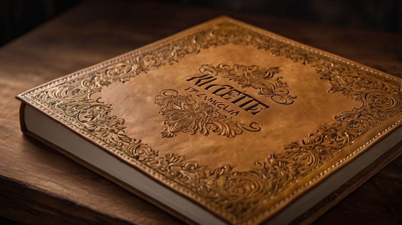 Libro di cucina aperto